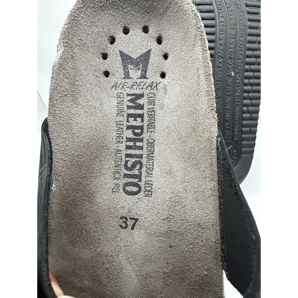 Mephisto Helen sandals Black Leather Size 37, Women's 7 - Picture 8 of 9